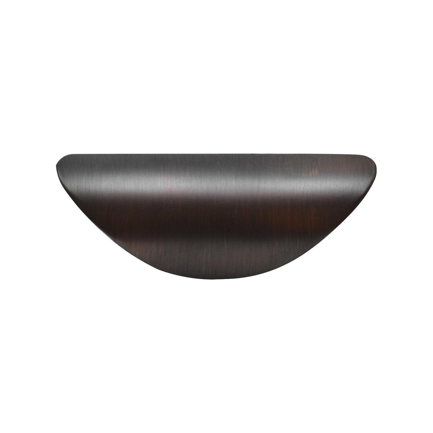 Silverline P2034 | Centers 1-1/4 in. Half Shell Finger Pull in Oil Rubbed Bronze