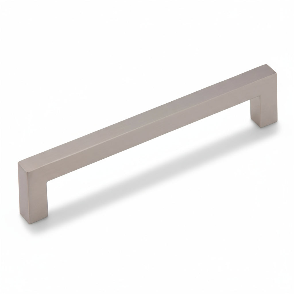 Silverline P2060 | 3/8 in. x 3/8 in. Solid Modern Square Bar Pulls | Various Sizes & Finishes