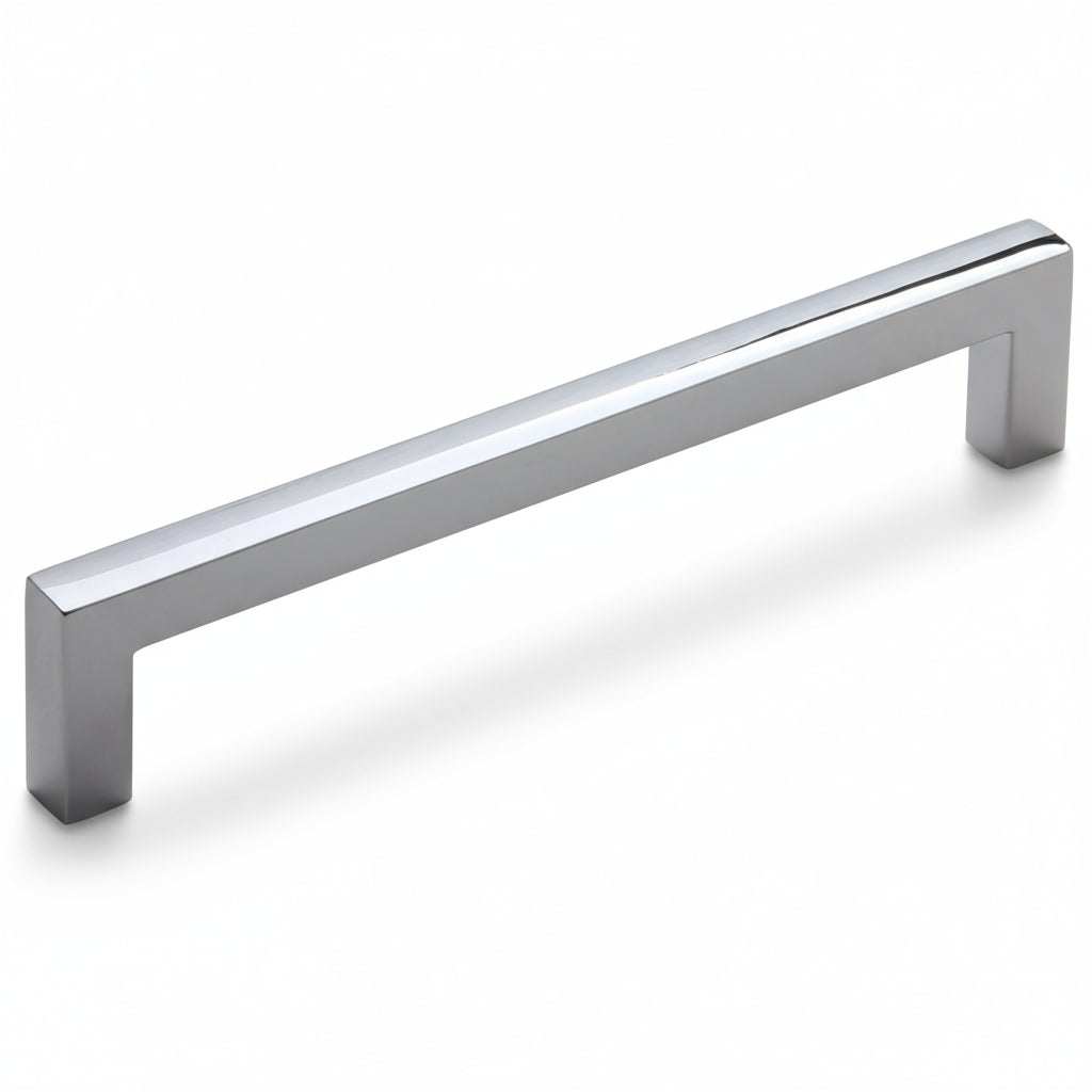 Silverline P2060 | 3/8 in. x 3/8 in. Solid Modern Square Bar Pulls | Various Sizes & Finishes