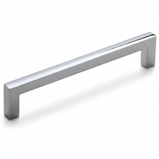 Silverline P2060 | 3/8 in. x 3/8 in. Solid Modern Square Bar Pulls | Various Sizes & Finishes