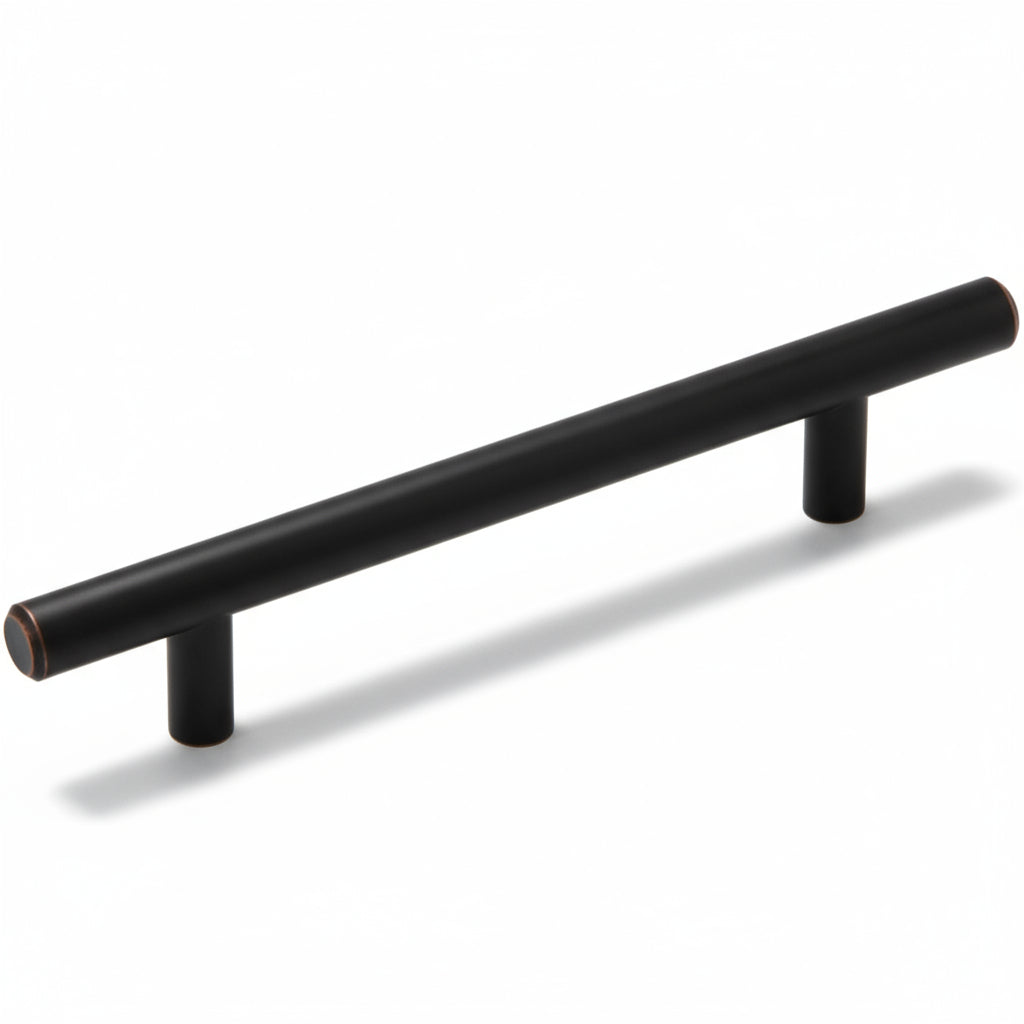 Silverline P5000 | Solid T-Bar Pulls with Knobs | Various Sizes & Finishes