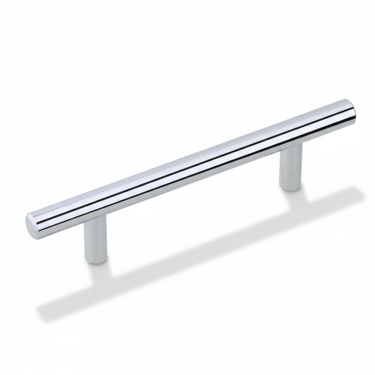 Silverline P5000 | Solid T-Bar Pulls with Knobs | Various Sizes & Finishes