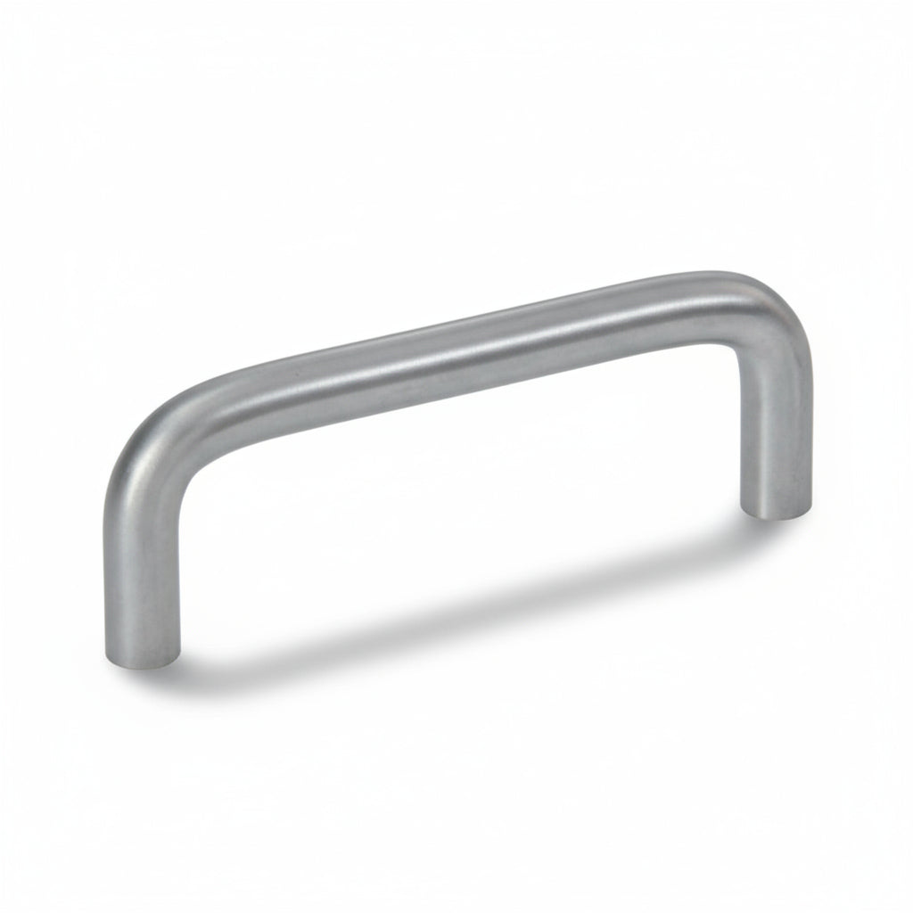 wire pull in brushed chrome