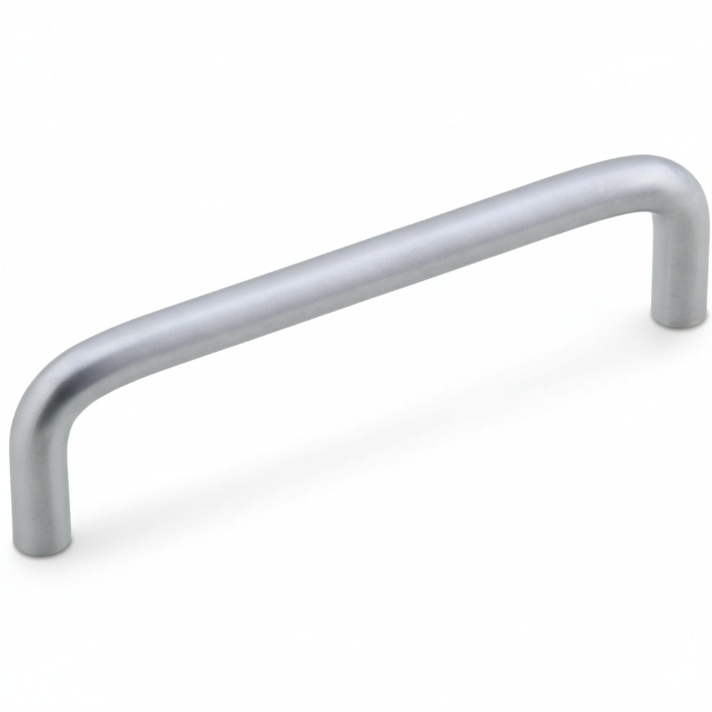 wire pull in brushed chrome