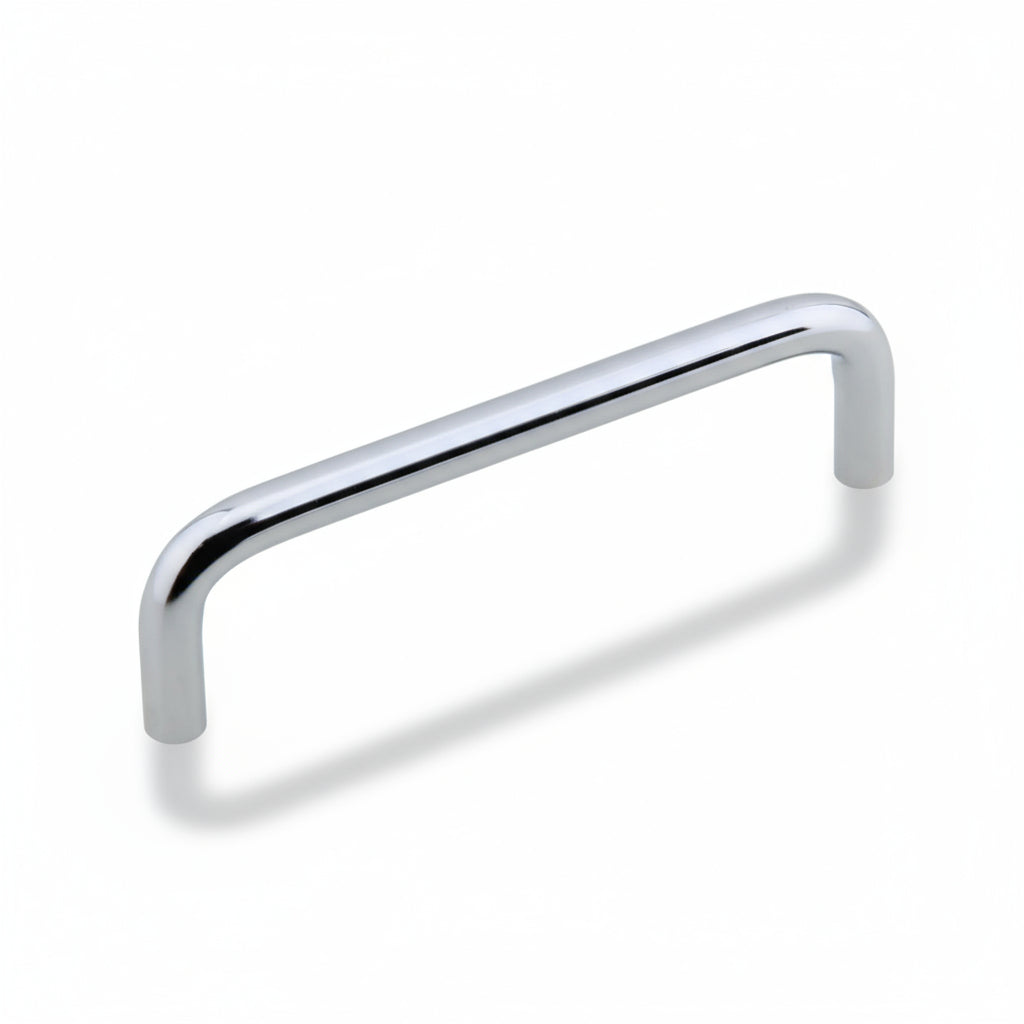 wire pull in brushed chrome