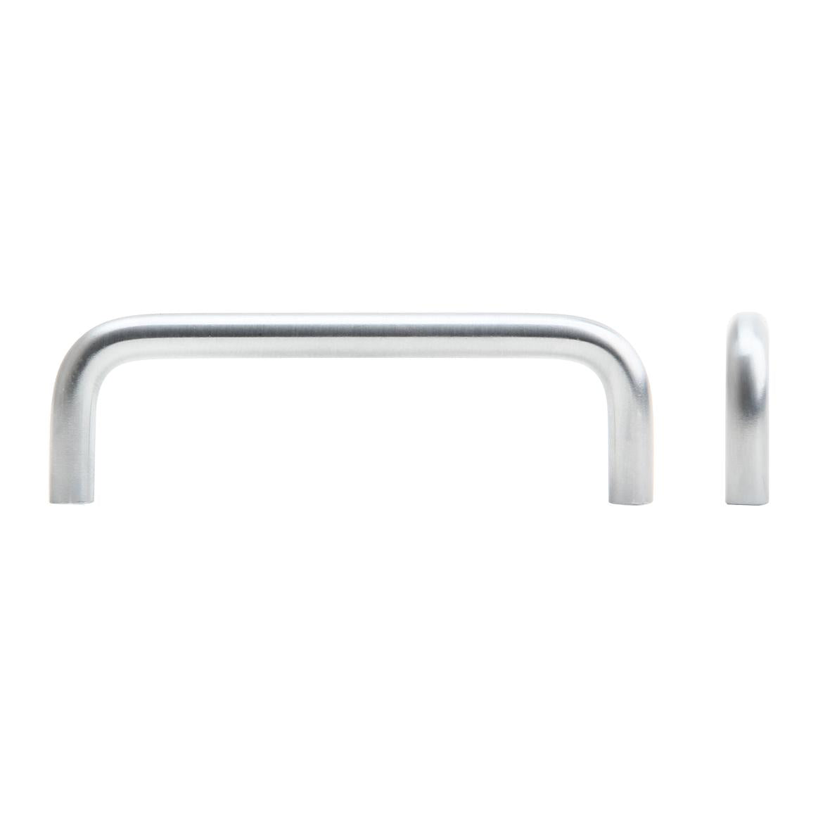 wire pull in brushed chrome