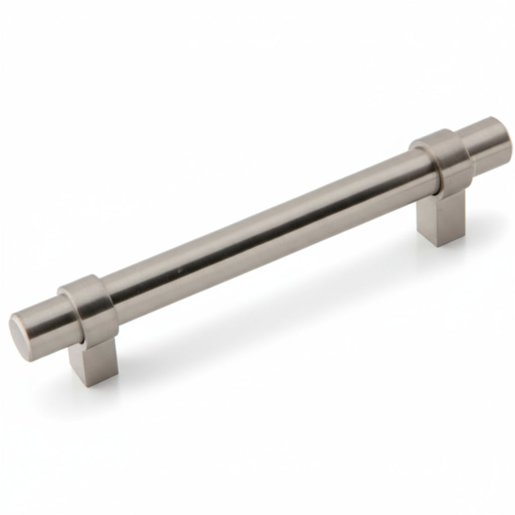 Silverline P5319 | Centers 12-5/8 in. Extra Long Solid T Bar Pull Appliance Handle in Satin Nickel