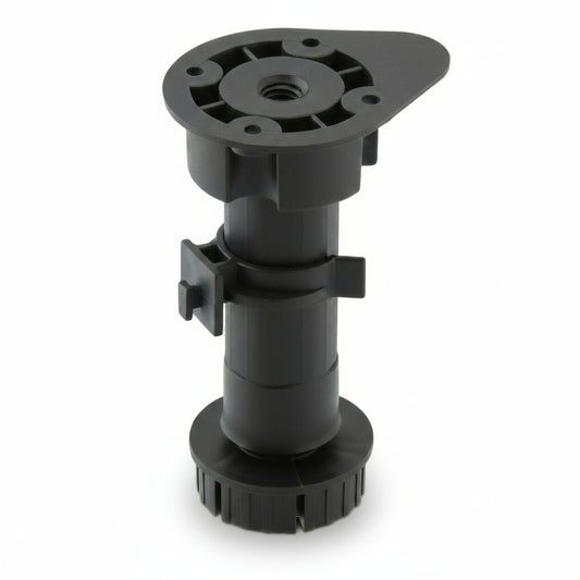 Silverline PKL002 | Diameter 1-3/16 in. Adjustable Plastic Furniture Leg Extensions with Clips (Set of 4)