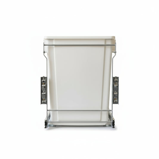 Pull Out Trash Cans - Kitchen Cabinet Organizer Pullout In-Cabinet 20 Qt Bins - amerfithardware