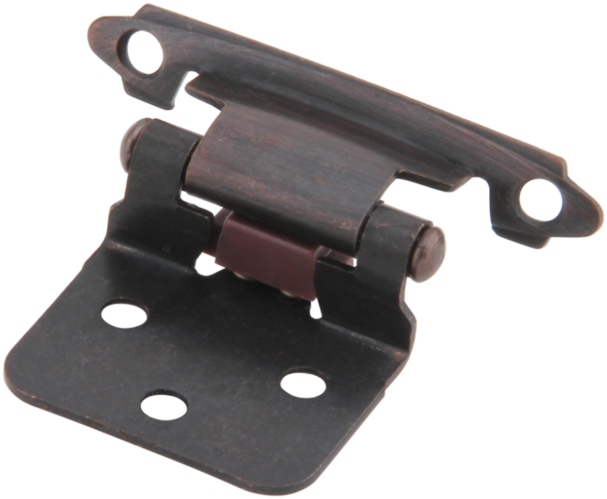 Variable Overlay Hinge Face Frame Cabinet Hardware Self Close - Sold as Pairs