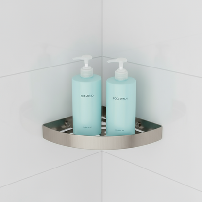 Silverline 311 | Stainless-Steel Triangular Shower Basket