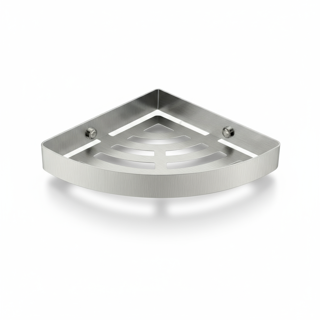 Silverline 311 | Stainless-Steel Triangular Shower Basket