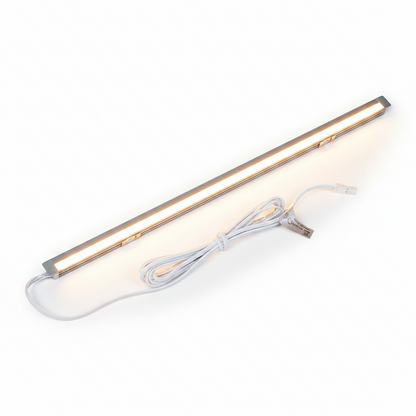 Recessed Anti-Glare LED Light Strip | 10 Feet Solder-Free Cuttable Cabinet Lighting | Titanium Grey