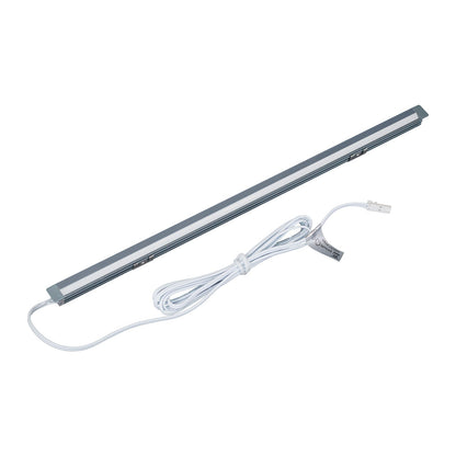 Recessed Anti-Glare LED Light Strip | 10 Feet Solder-Free Cuttable Cabinet Lighting | Titanium Grey