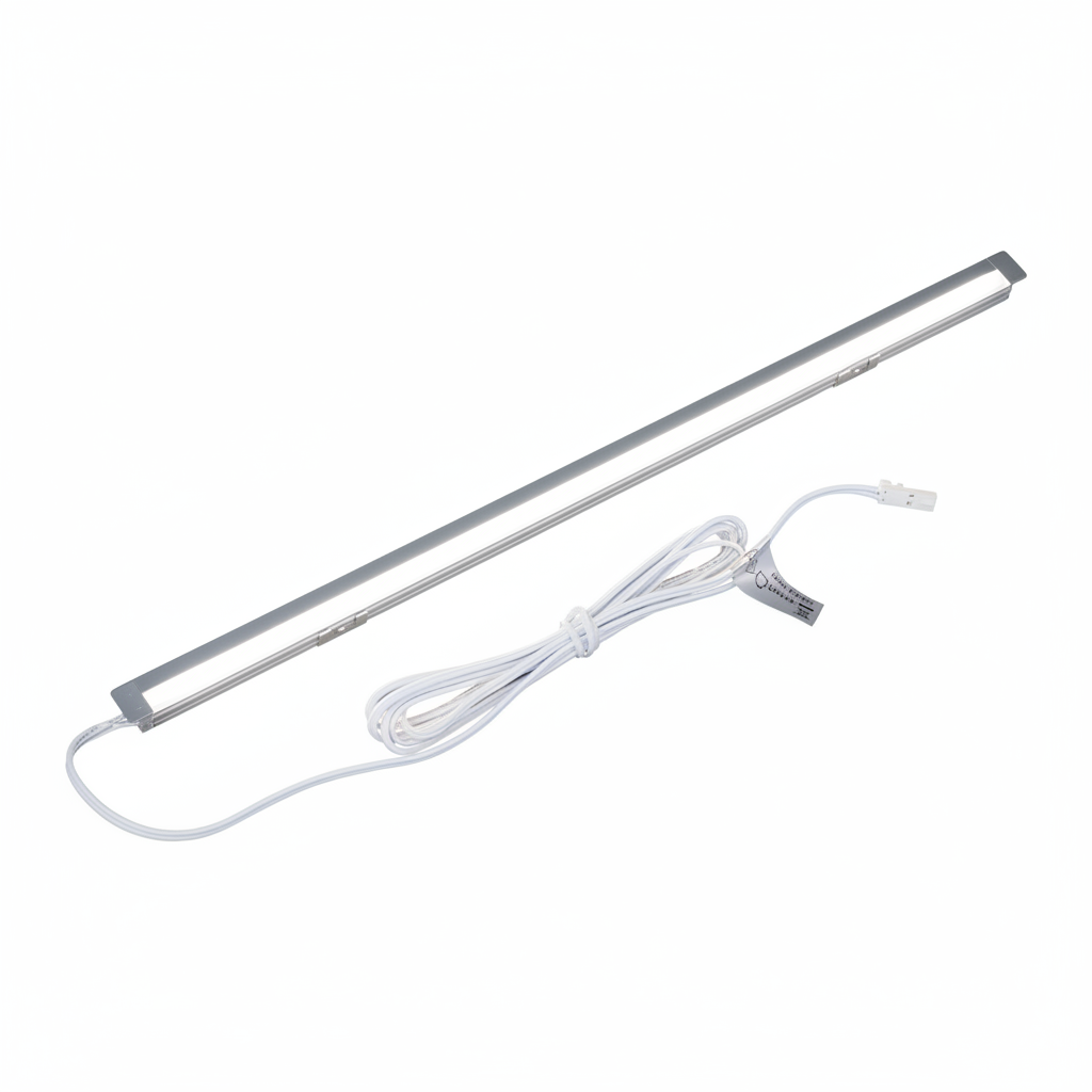 Recessed Anti-Glare LED Light Strip | 10 Feet Solder-Free Cuttable Cabinet Lighting | Titanium Grey