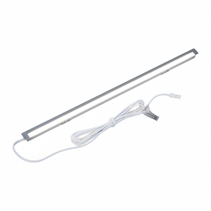 Recessed Anti-Glare LED Light Strip | 10 Feet Solder-Free Cuttable Cabinet Lighting | Titanium Grey