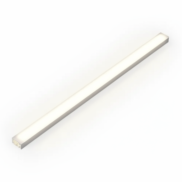 Surface Mount LED Light Strip | 10 Feet Solder-Free Cuttable Cabinet Lighting | Titanium Grey