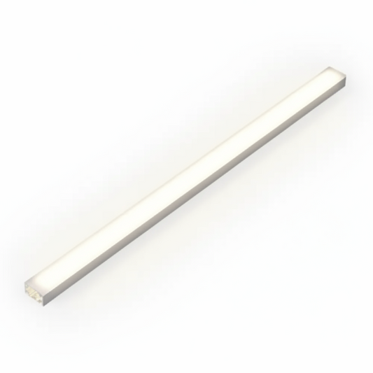 Surface Mount LED Light Strip | 10 Feet Solder-Free Cuttable Cabinet Lighting | Titanium Grey