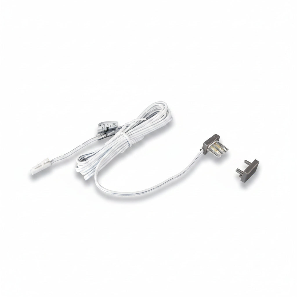 End Cap & Wire Kit for LED Light Strip | Solder-Free Power Connector