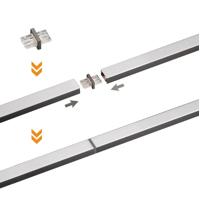 End-to-End Connector for Surface Mount LED Light Strip | Solder-Free Light Strip Connector