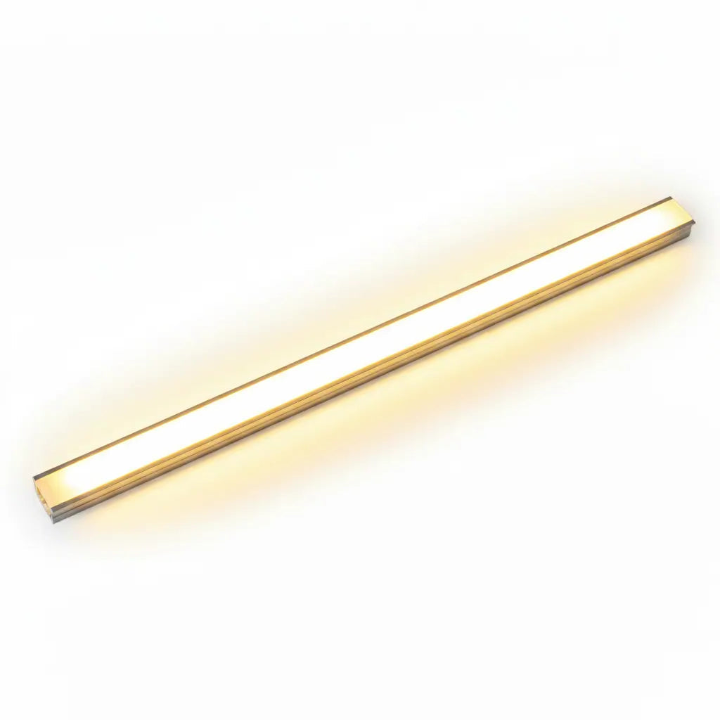 Recess Mount LED Light Strip | 10 Feet Solder-Free Cuttable Cabinet Lighting | Titanium Grey
