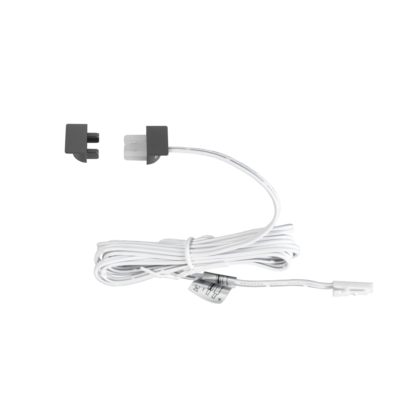 End Cap & Wire Kit for Recessed LED Light Strip | Solder-Free Power Connector