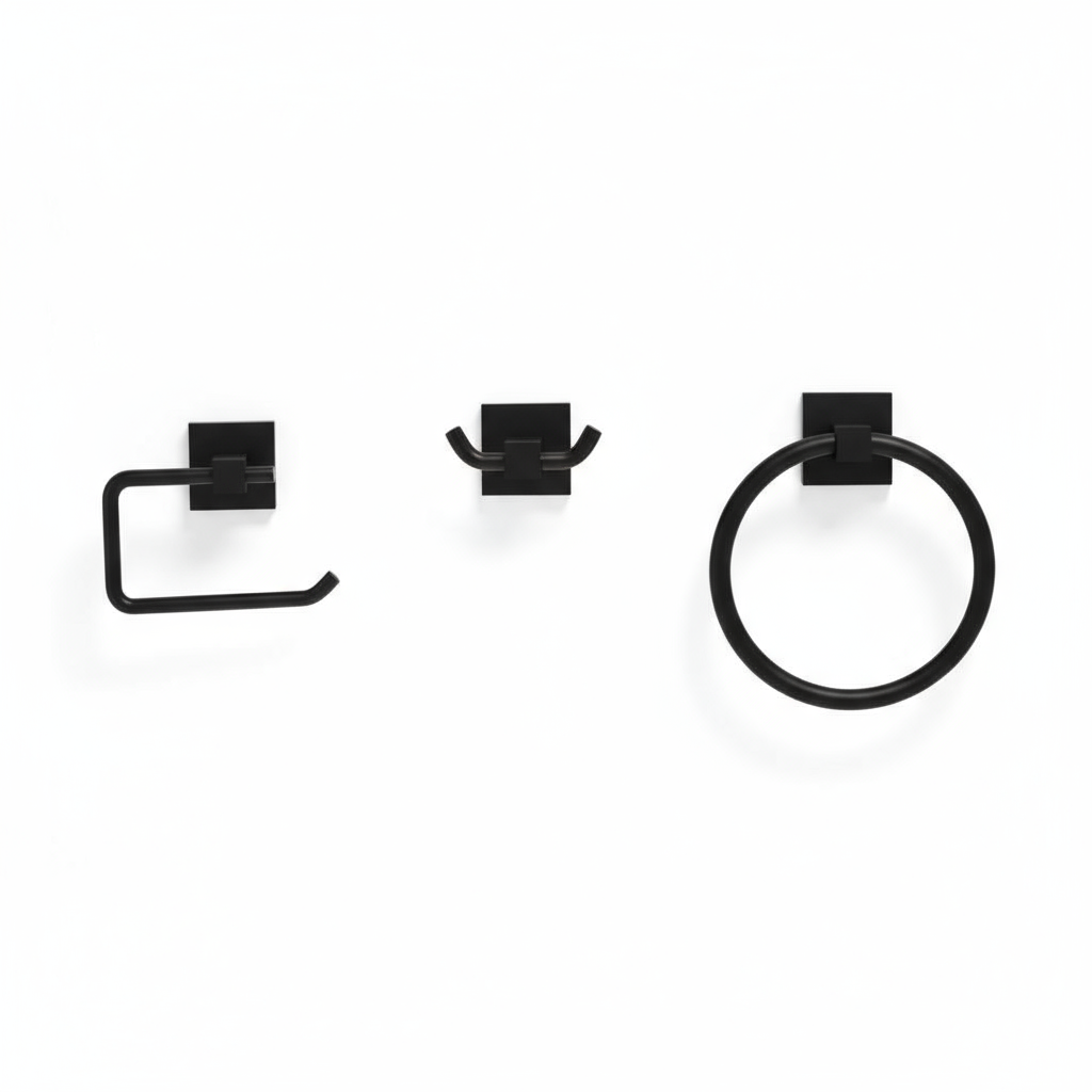 Homefit Linear Collection | Stainless Steel 304 Bathroom Accessories in Matte Black