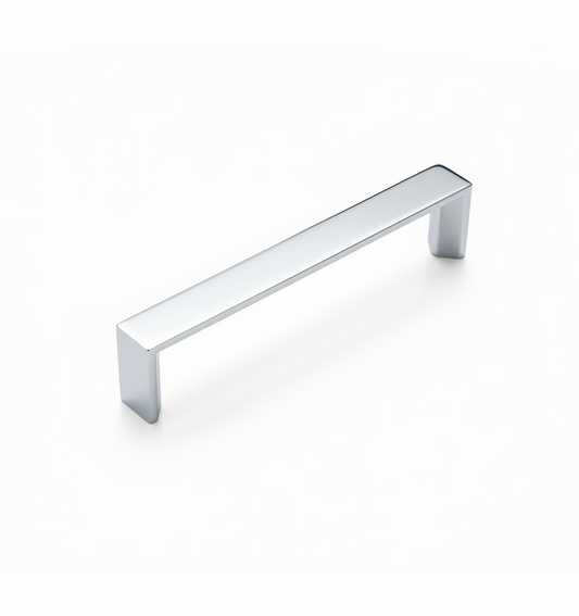 Silverline A2070 | Sleek Essentials Solid Cabinet Bar Pulls in Polished Chrome | Various Sizes