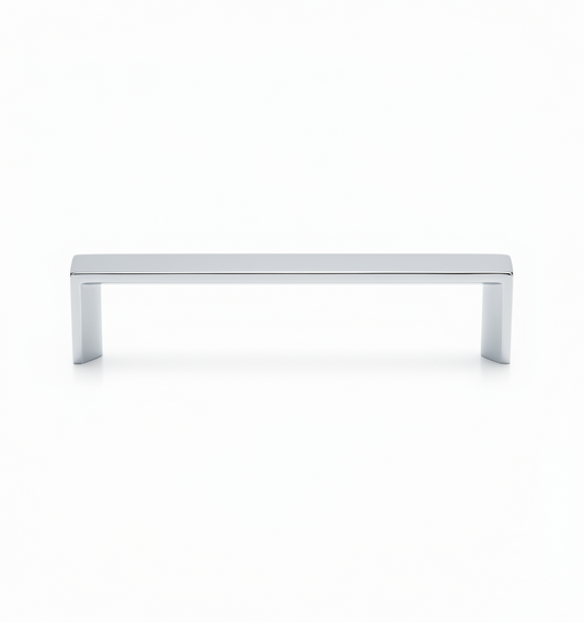 Silverline A2070 | Sleek Essentials Solid Cabinet Bar Pulls in Polished Chrome | Various Sizes