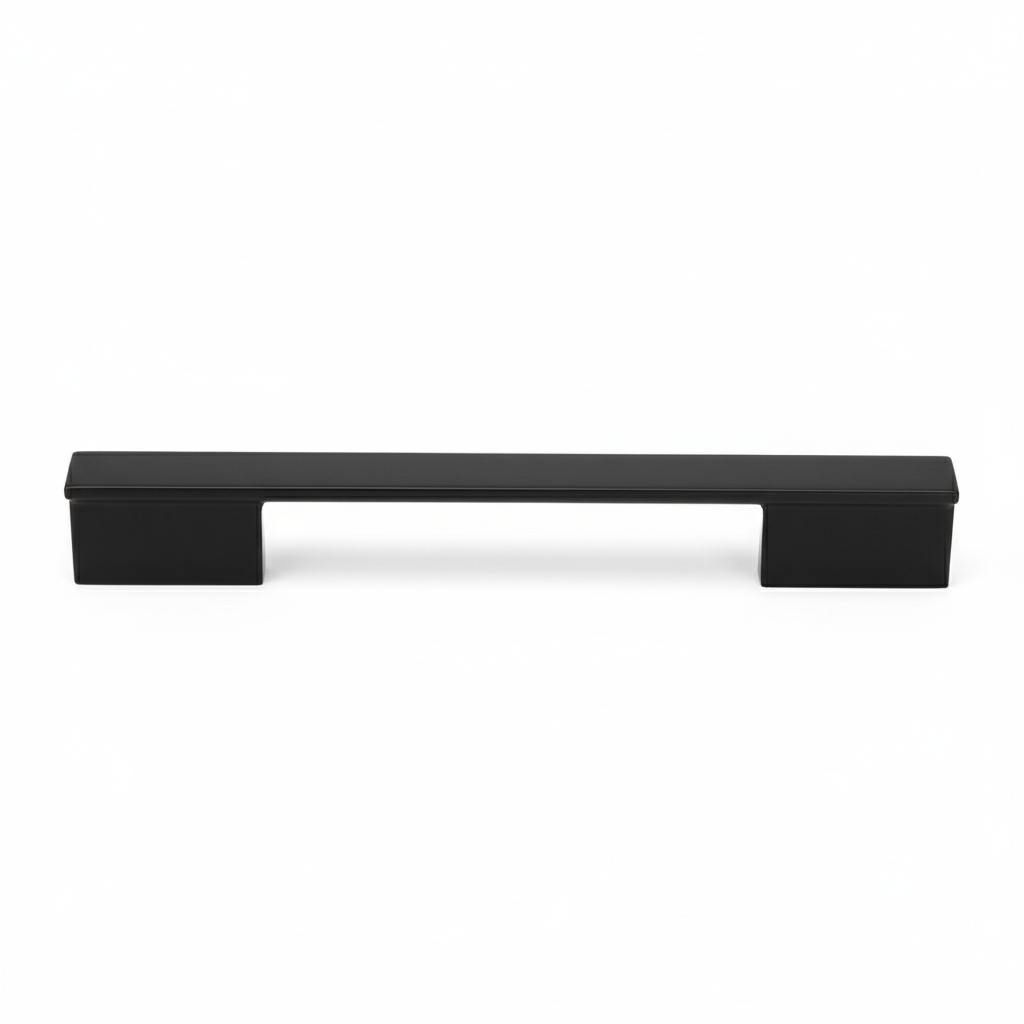 Silverline A2098 | Block Essentials Solid Cabinet Bar Pulls in Matte Black