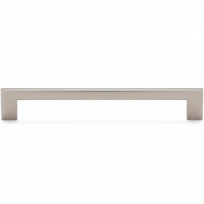 Silverline A2160 | Centers 7-9/16 in. Sleek Essentials Solid Bar Pulls in Satin Nickel