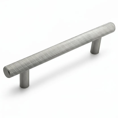 Silverline A5001 | Centers 3-3/4 in. Knurled Textured Bar Pulls in Anodized Aluminum