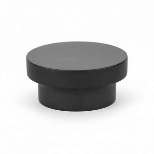 Silverline A5010K | Diameter 1-3/8 in. Contemporary Elegant Round Knob in Matte Black
