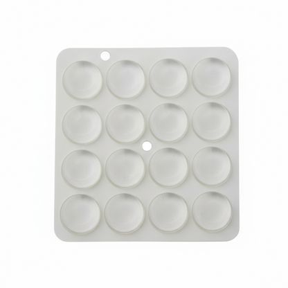 Silverline BP1015 | Diameter 7/16 in. Clear Adhesive Cabinet Door Bumpers (Bundle Options)