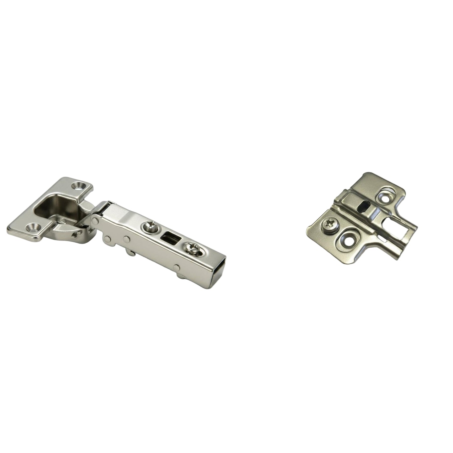 Silverline CHC35110F | 110° Opening Self-Close European Hinge Full Overlay for Frameless Cabinets (Set of 2)