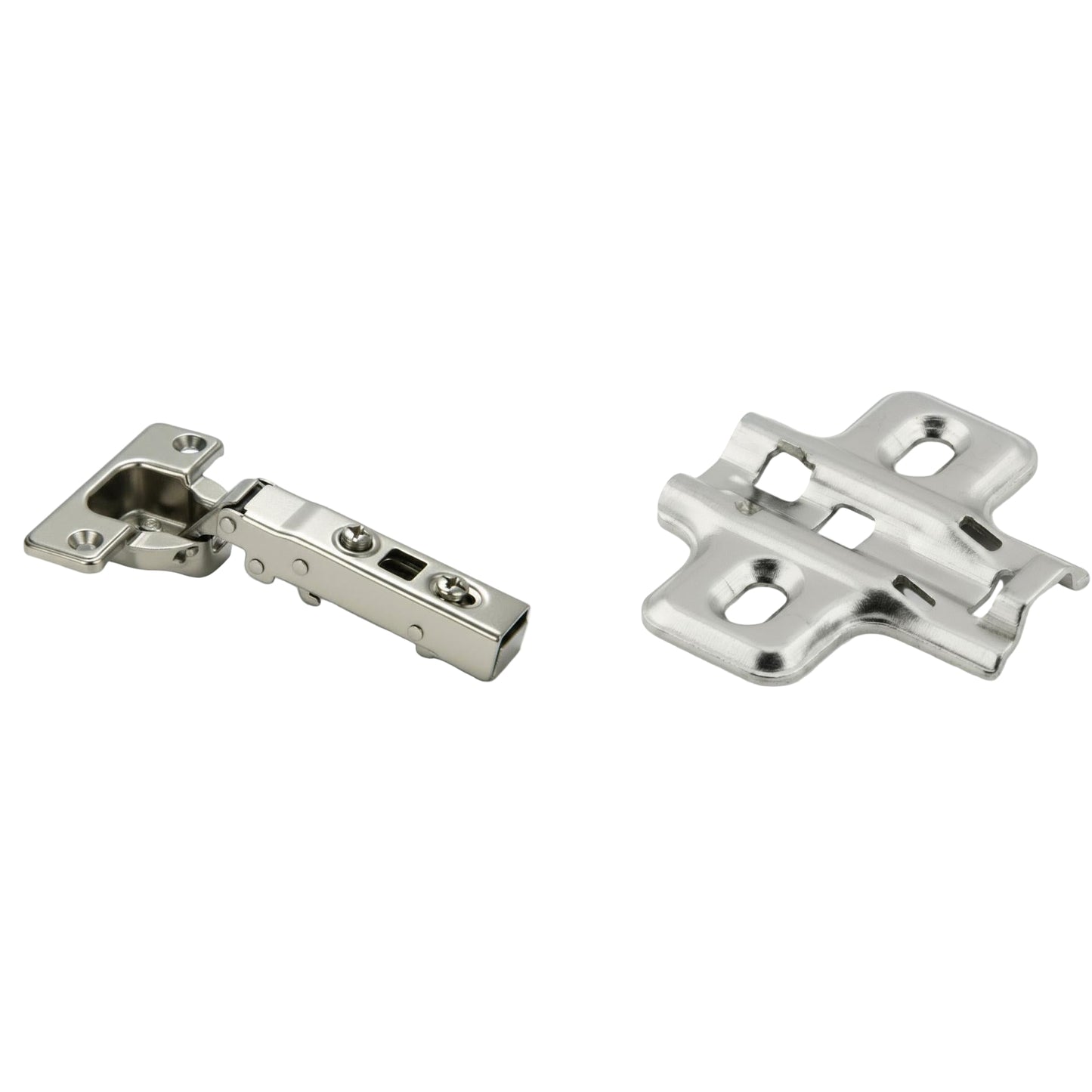 Silverline CHC35110F | 110° Opening Self-Close European Hinge Full Overlay for Frameless Cabinets (Set of 2)