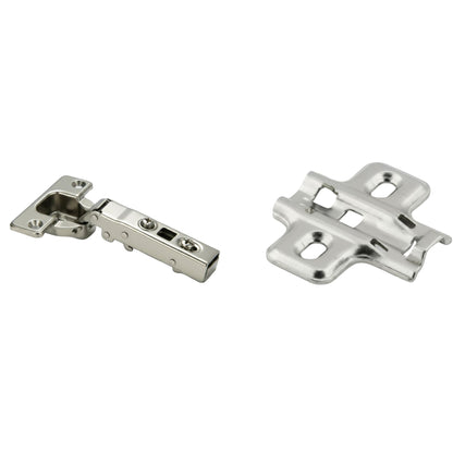 Silverline CHC35110F | 110° Opening Self-Close European Hinge Full Overlay for Frameless Cabinets (Set of 2)