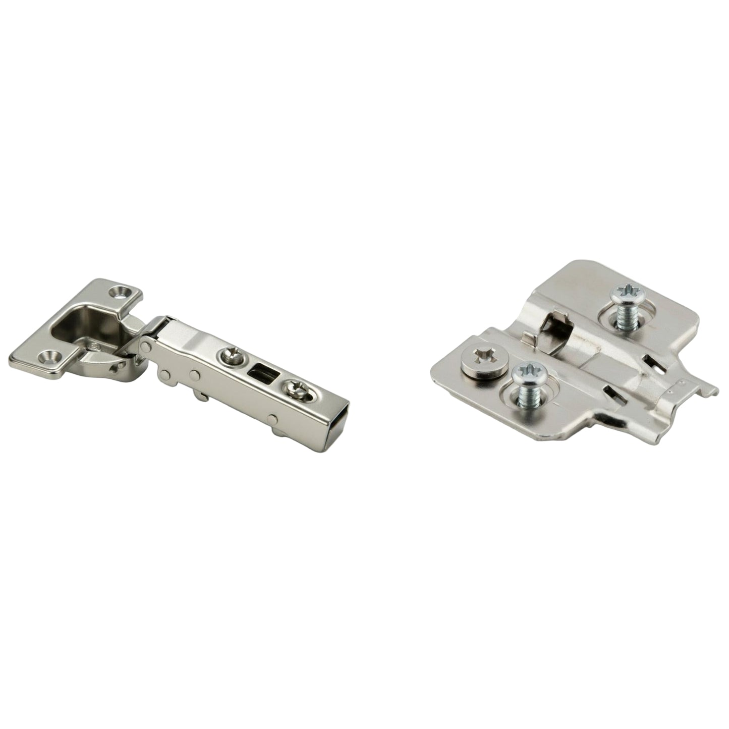 Silverline CHC35110F | 110° Opening Self-Close European Hinge Full Overlay for Frameless Cabinets (Set of 2)
