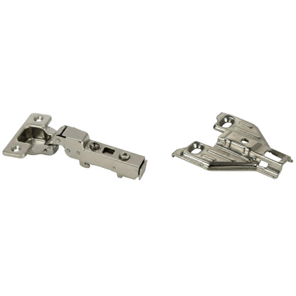 Silverline CHC35110H | 110° Opening Self-Close European Hinge Half Overlay for Framed Cabinets (Set of 2)