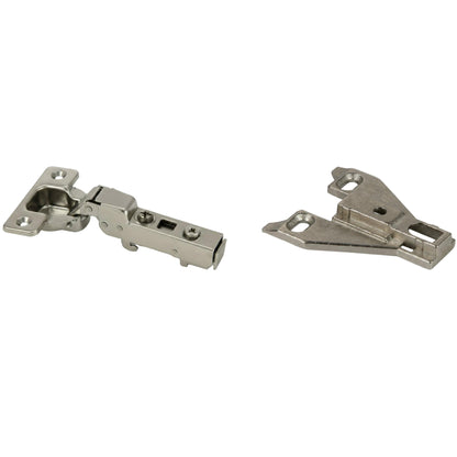 Silverline CHC35110H | 110° Opening Self-Close European Hinge Half Overlay for Framed Cabinets (Set of 2)