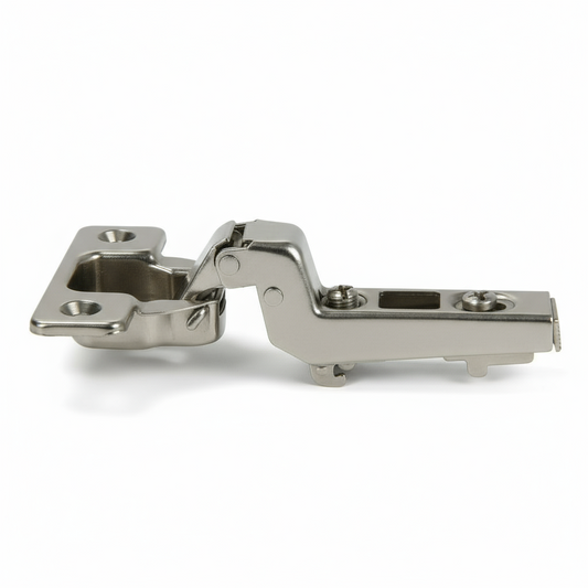 Silverline CHC35110I | 110° Opening Self-Close European Inset Hinge for Frameless Cabinets (Set of 2)