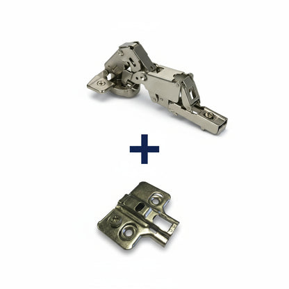 Silverline CHC35165 | 165° Opening Self-Close Lazy Susan Bi-Fold Corner Hinge (Set of 2)