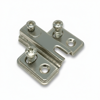 Silverline CHPSEU3540s | Frameless Hinge Mounting Plate for Slide-On Hinge CHS35110 (Set of 10)