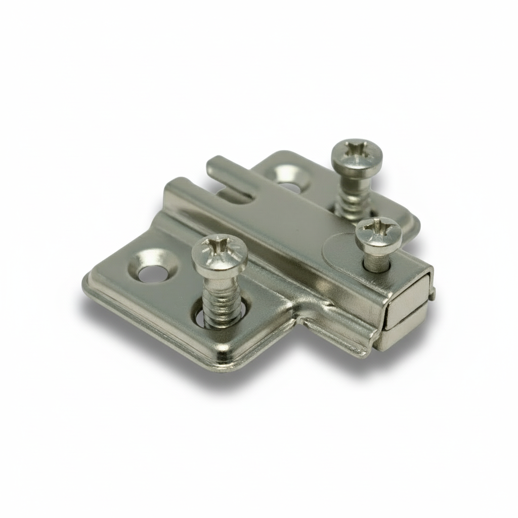 Silverline CHPSEU3540s | Frameless Hinge Mounting Plate for Slide-On Hinge CHS35110 (Set of 10)
