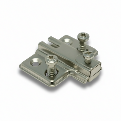 Silverline CHPSEU3540s | Frameless Hinge Mounting Plate for Slide-On Hinge CHS35110 (Set of 10)