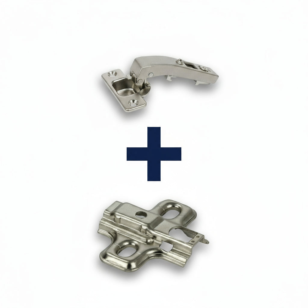 Silverline CNCH90 | 90° Opening Self-Close Clip-On Corner Concealed Hinge (Set of 2)