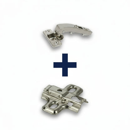 Silverline CNCH90 | 90° Opening Self-Close Clip-On Corner Concealed Hinge (Set of 2)