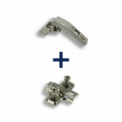 Silverline CNCH90 | 90° Opening Self-Close Clip-On Corner Concealed Hinge (Set of 2)