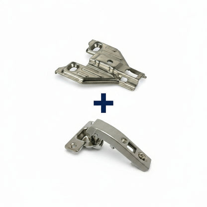 Silverline CNCH90 | 90° Opening Self-Close Clip-On Corner Concealed Hinge (Set of 2)