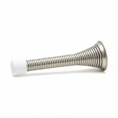 Silverline DC02S | 3 in. Spring Doorstop in Polished Chrome | Various Finishes (10 Pack)